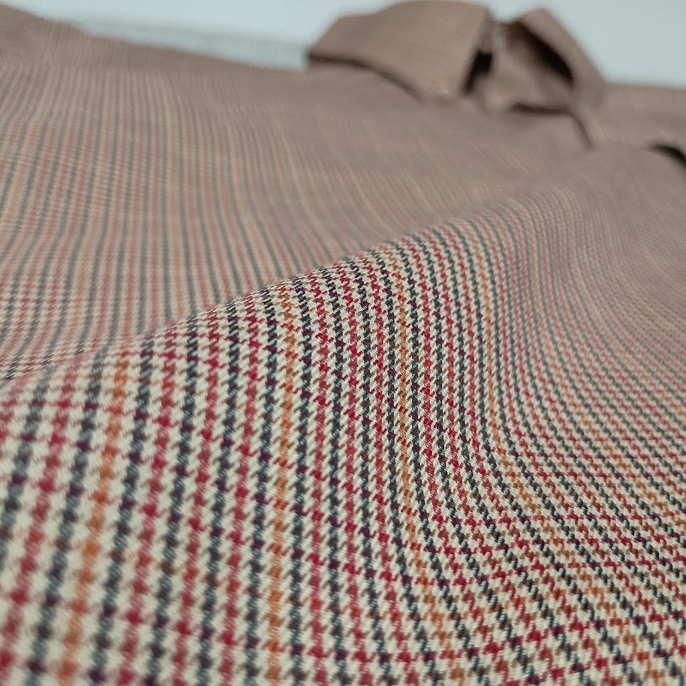 Jos A Bank Large Gun Club Check Traveler's Collection Mens Shirt - Picture 5 of 8